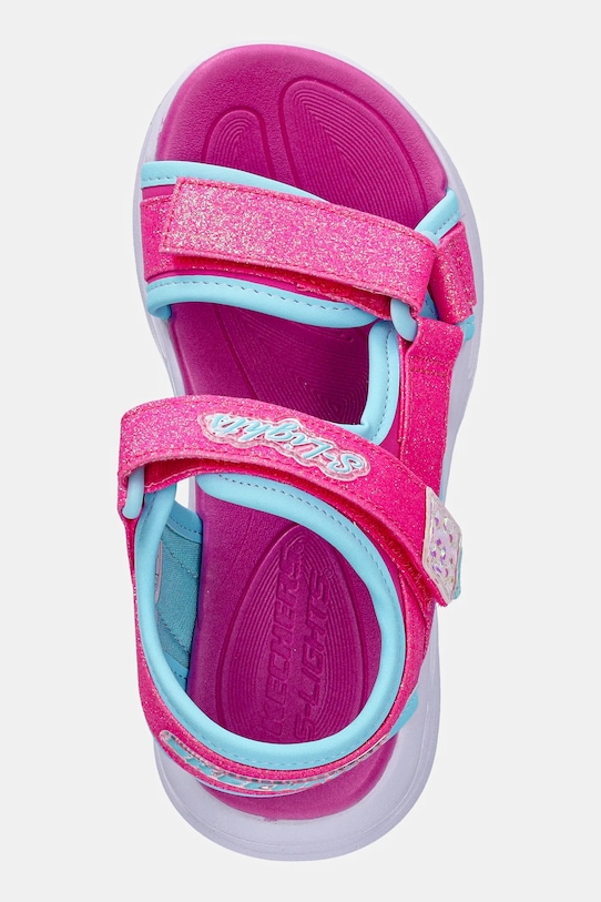 Παιδικά σανδάλια Skechers SOLA GLOW SANDAL ροζ 303024L