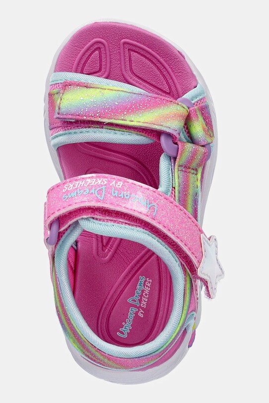 Skechers sandały dziecięce UNICORN DREAMS SANDAL- DREAMY różowy 303107N