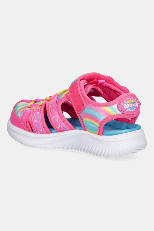 Dziewczynka Skechers sandały dziecięce JUMPSTERS SANDAL 303273N różowy