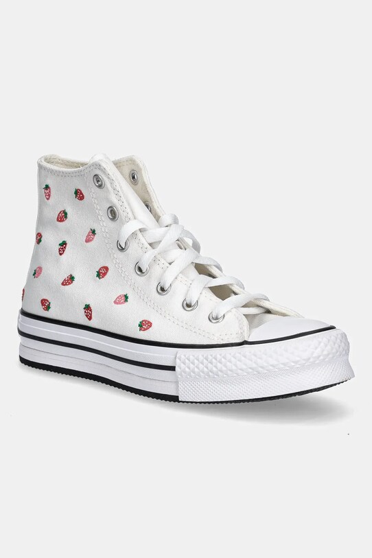 Converse tenisi copii CHUCK TAYLOR ALL STAR EVA LIFT alb A14925C