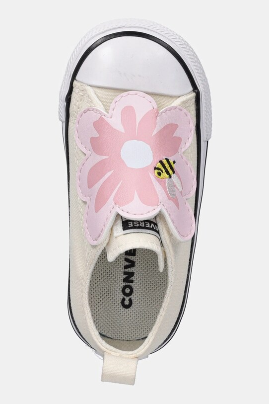 Otroške teniske Converse CHUCK TAYLOR ALL STAR ONE STRAP bež A13452C
