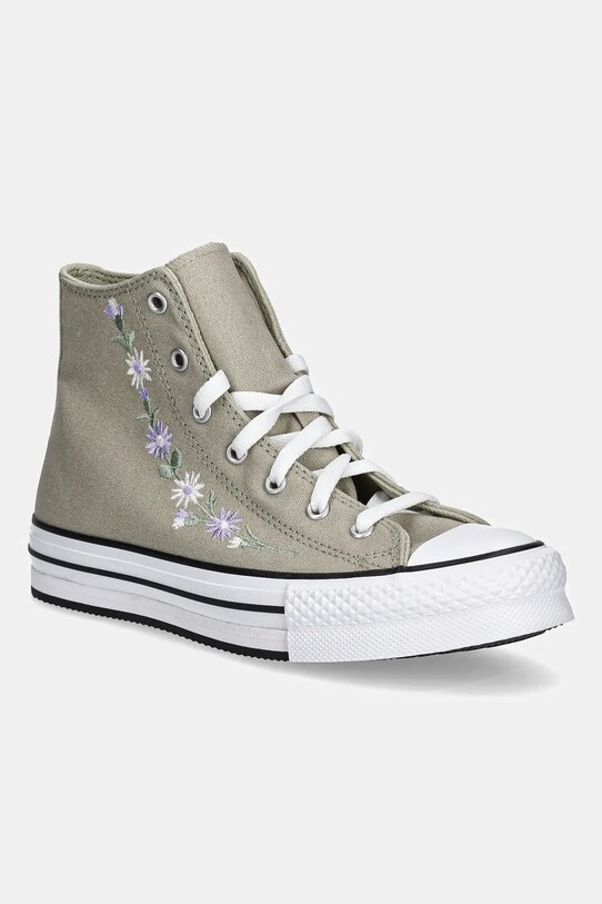 Converse trampki dziecięce CHUCK TAYLOR ALL STAR EVA LIFT beżowy A11825C