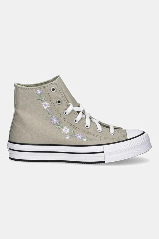 Converse trampki dziecięce CHUCK TAYLOR ALL STAR EVA LIFT A11825C beżowy SS25