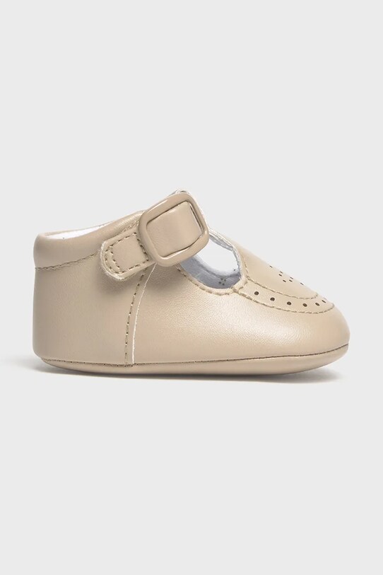 Mayoral Newborn buty niemowlęce 9893.1J.Newborn.PPYH brązowy SS25