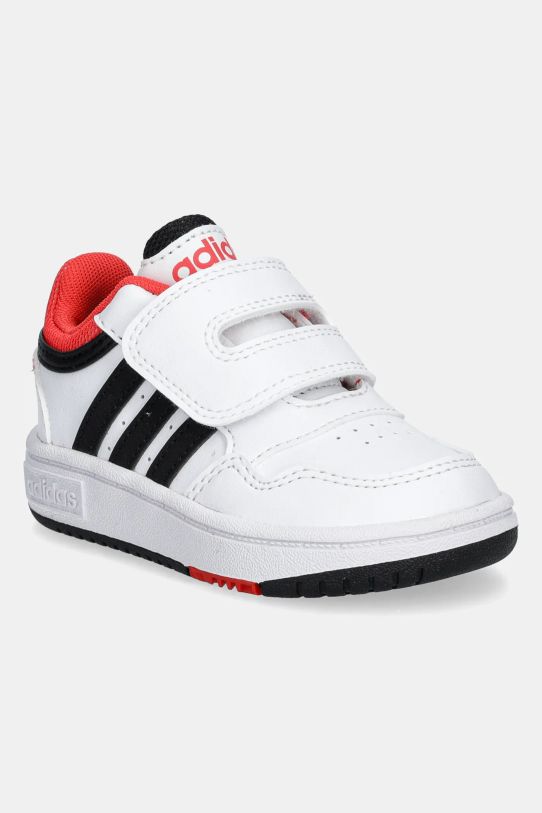 Детские кроссовки adidas Originals HOOPS 3.0 имитация натуральной кожи белый H03860