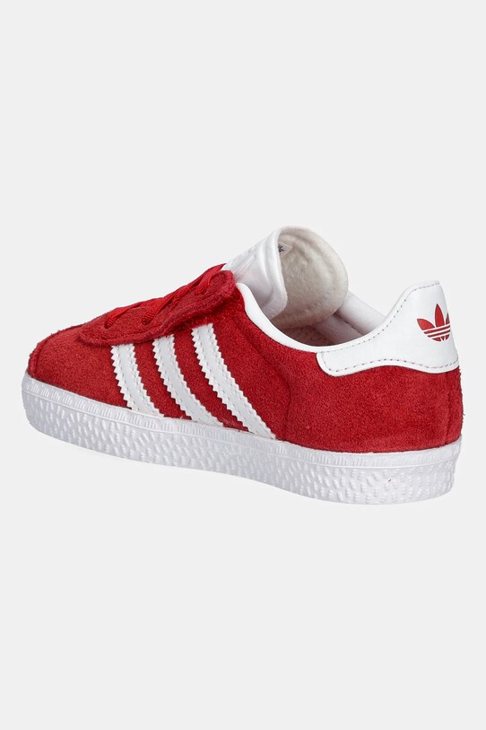 Chłopiec adidas Originals sneakersy zamszowe dziecięce GAZELLE IH0362 czerwony