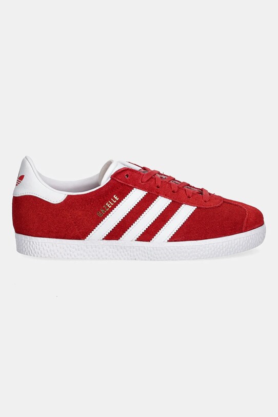 adidas Originals sneakersy zamszowe dziecięce GAZELLE IF9804 czerwony SS25
