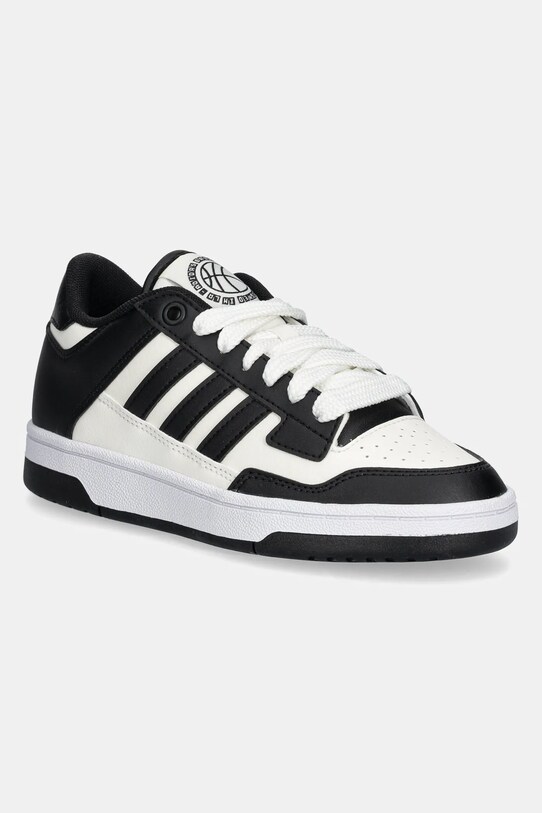 Дитячі кросівки adidas Originals RAPID COURT LOW імітація лицьової шкіри бежевий JR0166