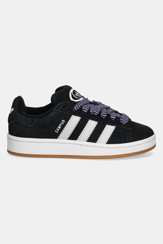 Detské semišové tenisky adidas Originals CAMPUS 00s JP7621 čierna SS25