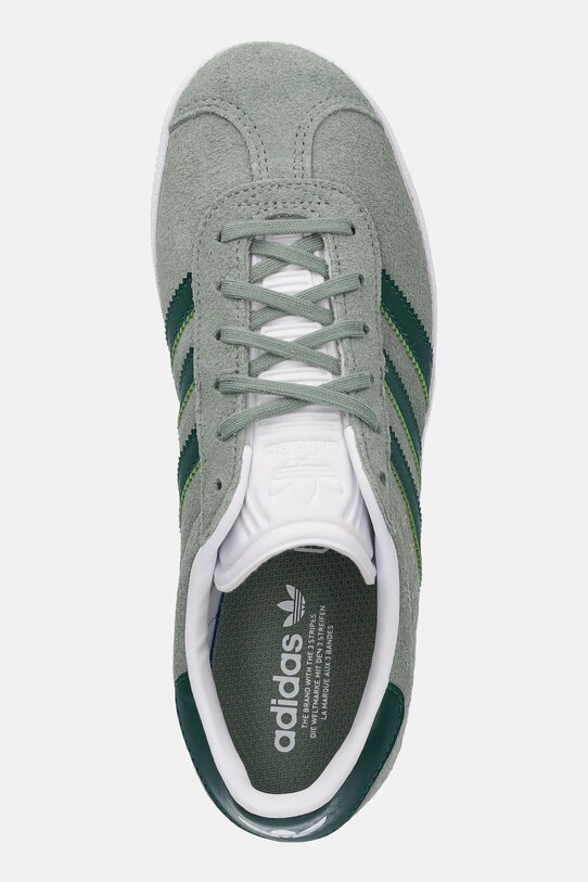 adidas Originals sneakersy zamszowe dziecięce GAZELLE zielony JP5540