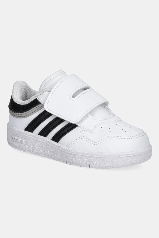 Detské tenisky adidas Originals HOOPS 4.0 imitácia kože biela JI3486