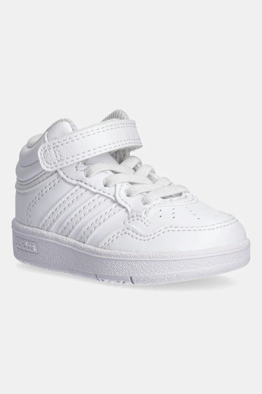 Detské tenisky adidas Originals HOOPS 4.0 MID Pre bábätká biela JI3490