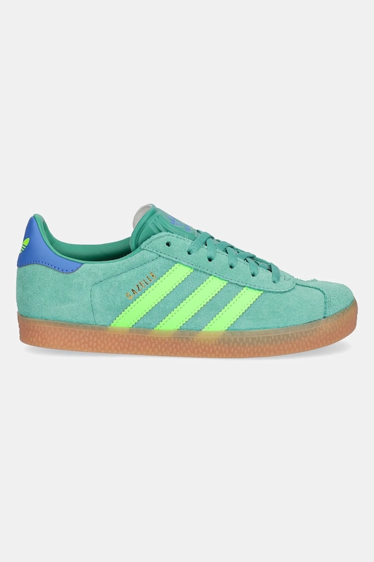 adidas Originals sneakers din piele intoarsă GAZELLE JP7127 verde SS25