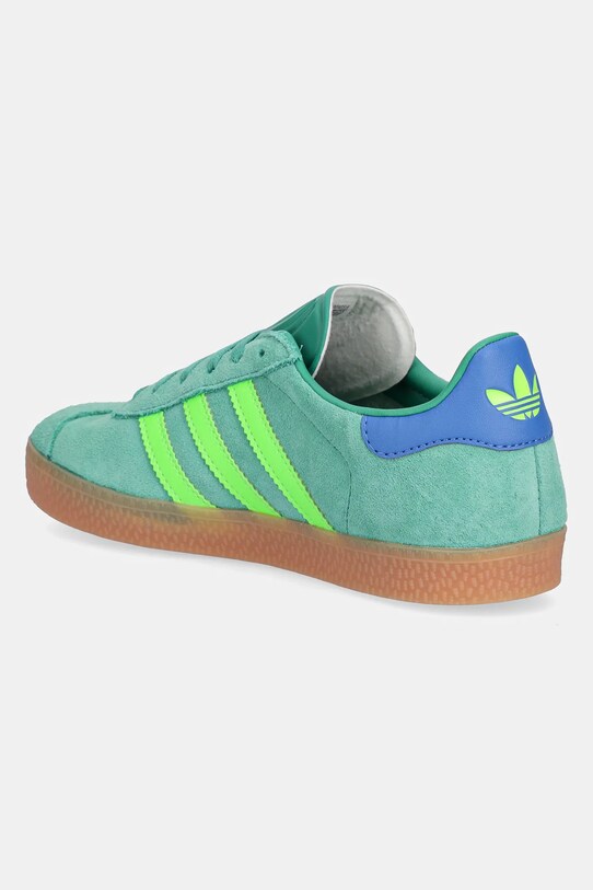 Chłopiec adidas Originals sneakersy zamszowe GAZELLE JP7127 zielony