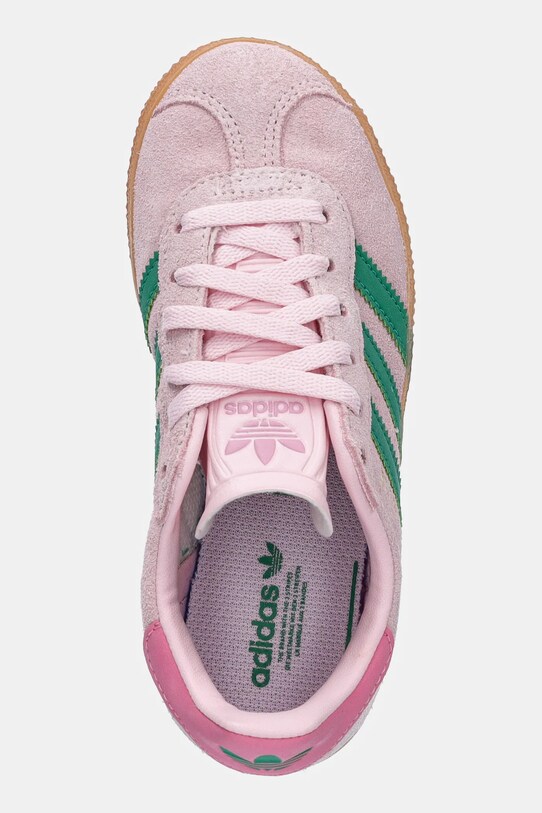 adidas Originals sneakers pentru copii GAZELLE roz JP7133