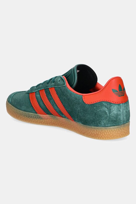 Хлопчик Дитячі замшеві кросівки adidas Originals GAZELLE IE8604 зелений