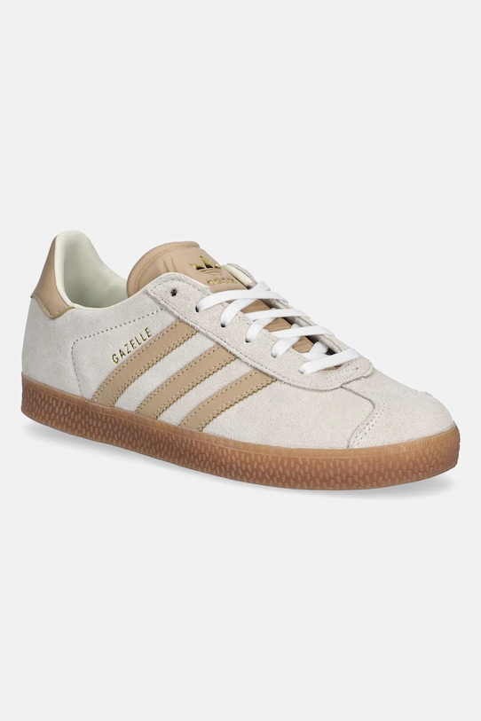 adidas Originals gyerek sportcipő GAZELLE velúr bőr bézs IH7506