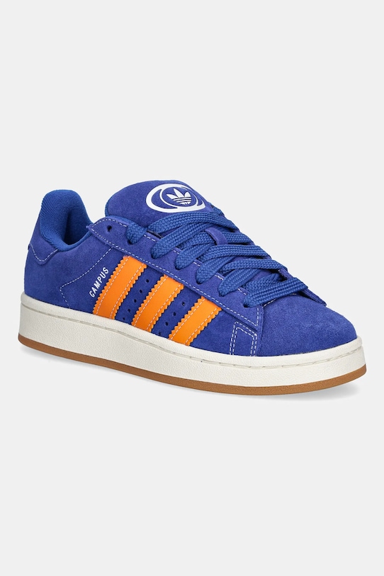 Dětské semišové sneakers boty adidas Originals CAMPUS 00s imitace kůže modrá JP7615