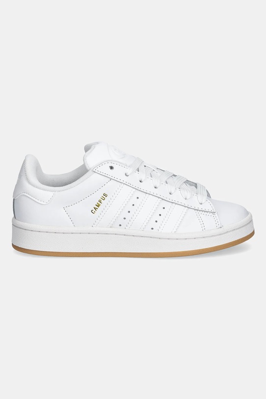 adidas Originals sneakersy skórzane dziecięce CAMPUS 00s JR5760 biały SS25