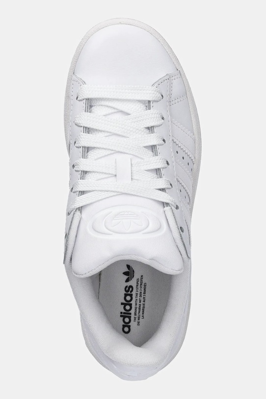 adidas Originals sneakersy skórzane dziecięce CAMPUS 00s biały JR5760