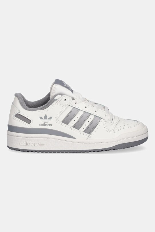 Детские кожаные кроссовки adidas Originals FORUM LOW JI0405 бежевый SS25