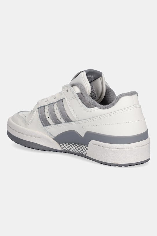 Мальчик Детские кожаные кроссовки adidas Originals FORUM LOW JI0405 бежевый