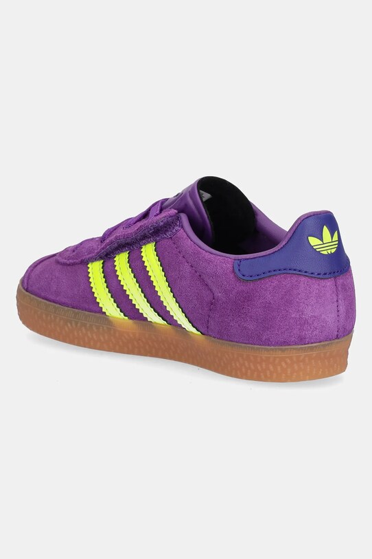 Chłopiec adidas Originals sneakersy dziecięce GAZELLE JP7136 fioletowy