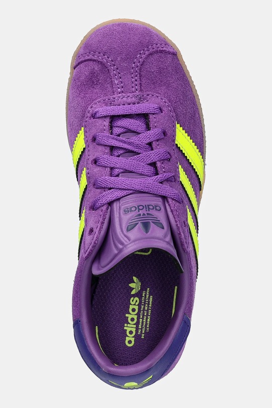 adidas Originals sneakers de piele întoarsă pentru copii GAZELLE violet JP7131