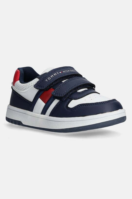 Tommy Hilfiger sneakersy dziecięce imitacja skóry licowej granatowy T1X9.33841
