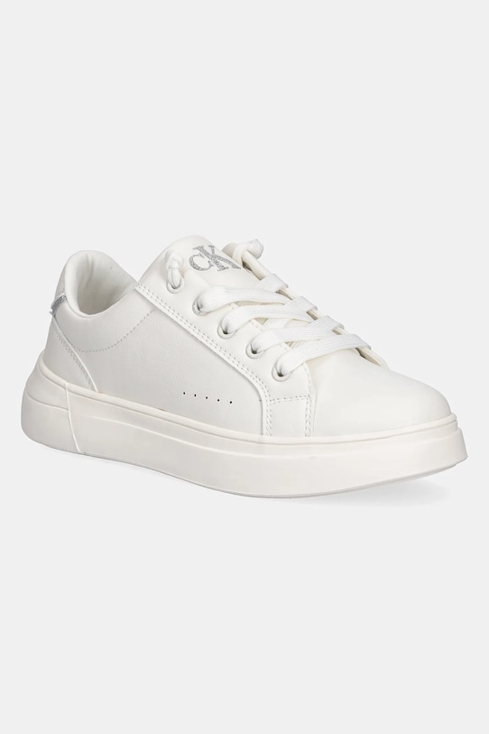 Calvin Klein Jeans sneakers pentru copii Planet friendly alb V3A9.82023.30.34