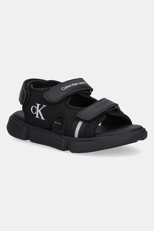Calvin Klein Jeans sandale copii textil negru V3B2.83023.27.29