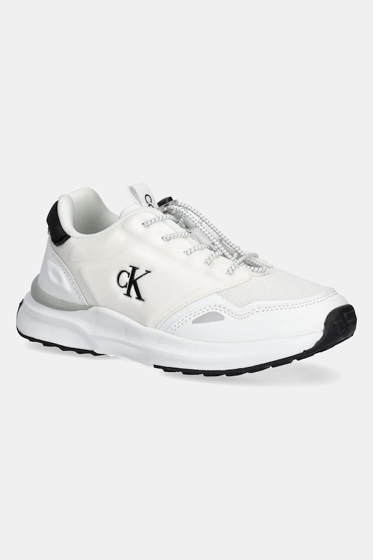 Calvin Klein Jeans sneakersy dziecięce syntetyczny biały V3X9.83010.30.34