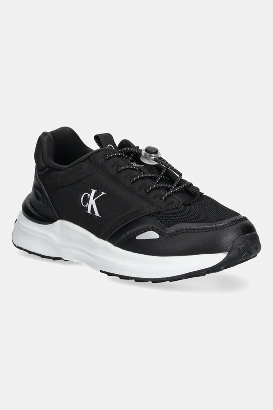 Calvin Klein Jeans sneakers pentru copii textil negru V3X9.83010.30.34