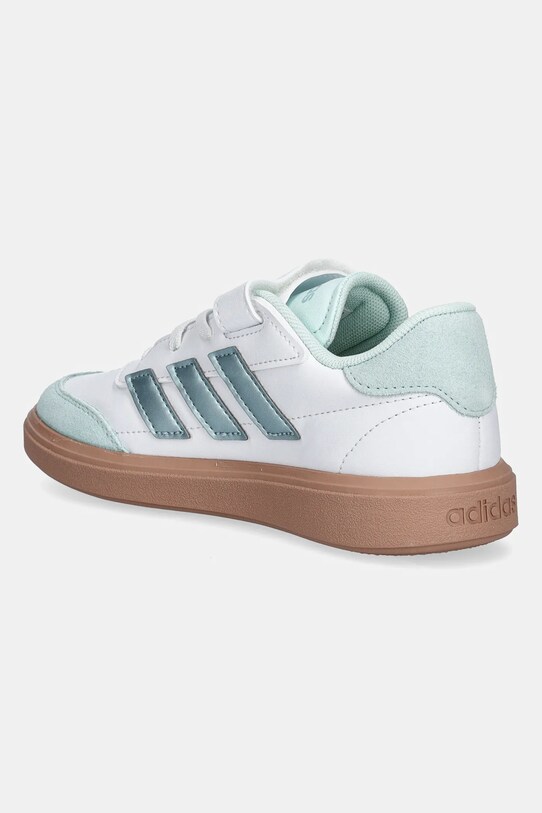 Băieți adidas teniși din piele copii COURTBLOCK JH8569 alb