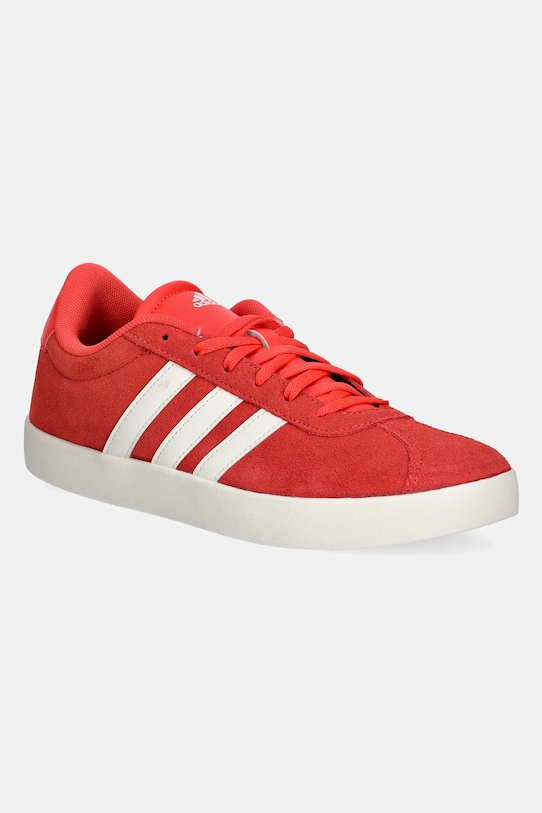 Παιδικά αθλητικά παπούτσια adidas VL COURT 3.0 δέρμα σαμουά κόκκινο JH8724