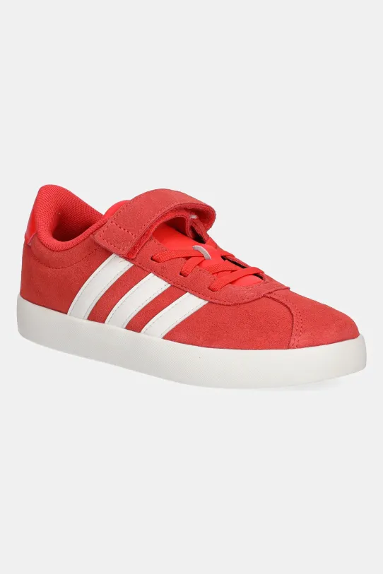 adidas sneakers de piele întoarsă pentru copii VL COURT 3.0 sintetic portocaliu JH6314