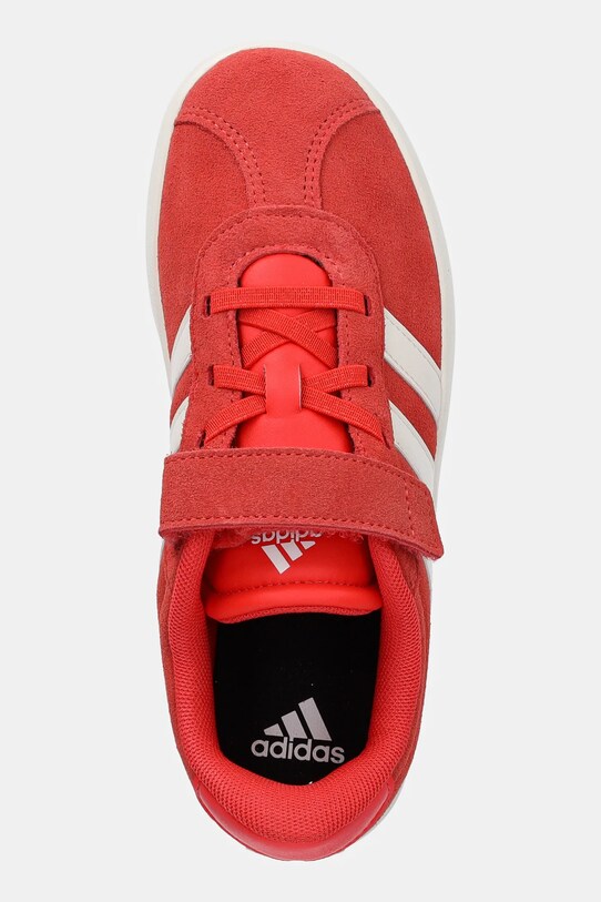 Дитячі замшеві кросівки adidas VL COURT 3.0 помаранчевий JH6314
