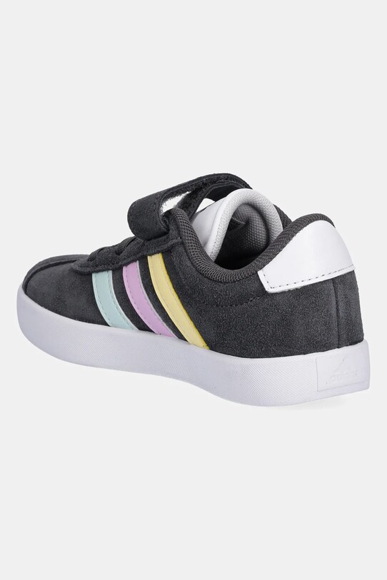 Chłopiec adidas sneakersy zamszowe dziecięce VL COURT 3.0 JH6315 szary
