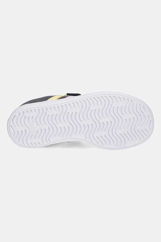 adidas sneakersy zamszowe dziecięce VL COURT 3.0 JH6315 szary