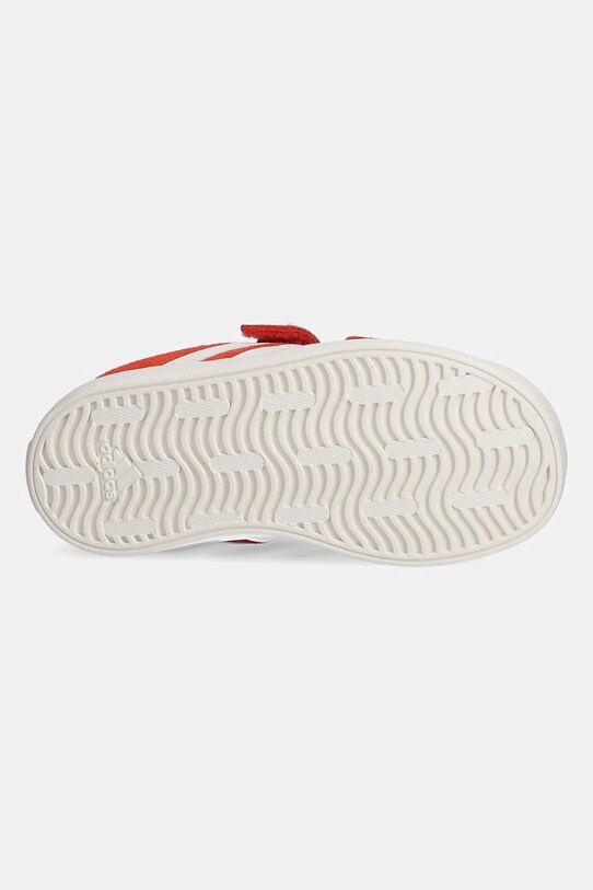 Detské semišové tenisky adidas VL COURT 3.0 JH6307 oranžová