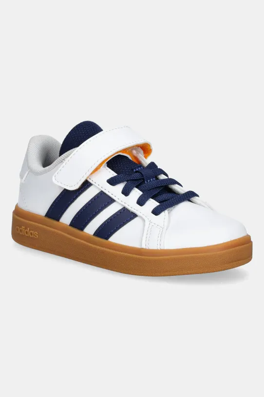 adidas scarpe da ginnastica per bambini GRAND COURT 2.0 finta pelle fiore bianco JI0973