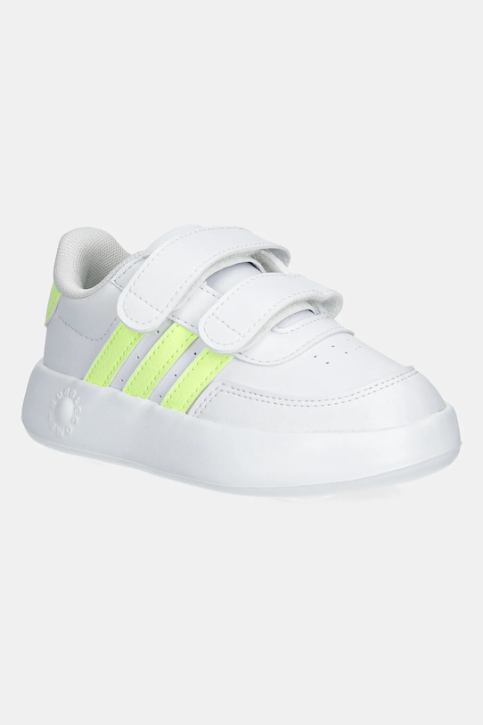 Dětské sneakers boty adidas BREAKNET 2.0 nízký bílá JI0929