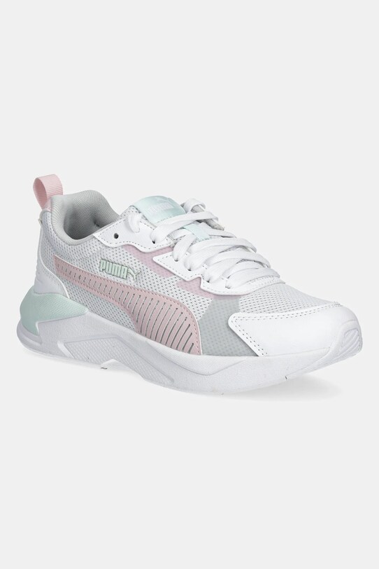 Дитячі кросівки Puma X-Ray 3 LT імітація лицьової шкіри білий 401493