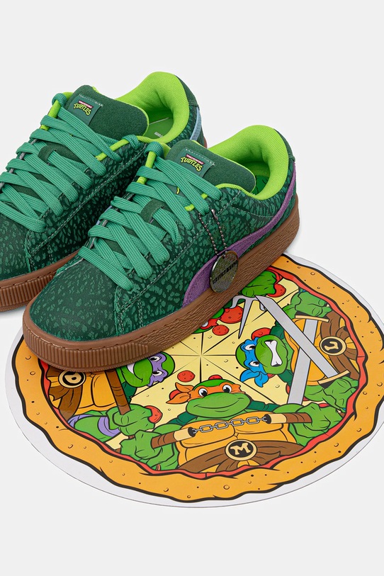 Замшевые кроссовки Puma Suede XL TMNT 401427