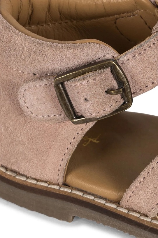 Σανδάλια σουέτ για παιδιά Konges Sløjd ESMAA SANDAL SUEDE ροζ KS102569