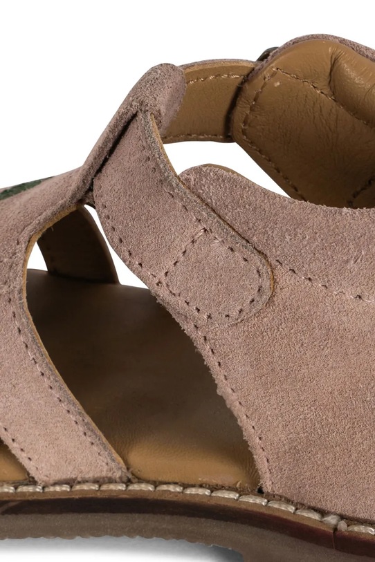 Σανδάλια σουέτ για παιδιά Konges Sløjd ESMAA SANDAL SUEDE KS102569 ροζ