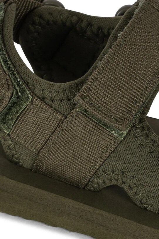 Chłopiec Konges Sløjd sandały dziecięce SUN SANDAL SOLID KS102558 zielony