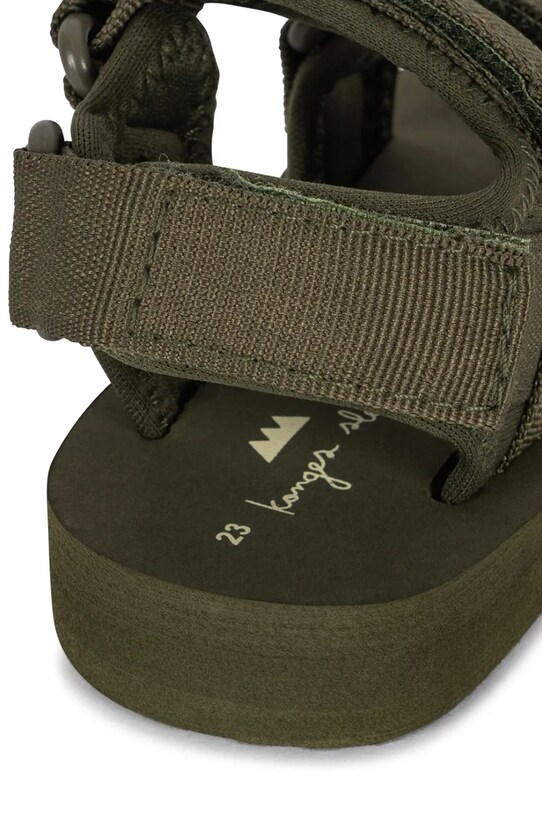 Konges Sløjd sandały dziecięce SUN SANDAL SOLID zielony KS102558