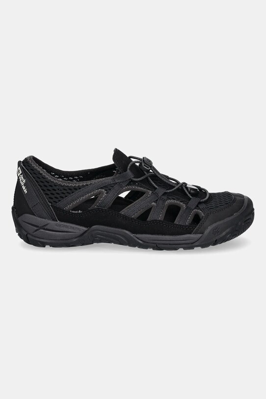 Jack Wolfskin sandały dziecięce LEVENTE SANDAL K A64080.34.40 czarny SS25