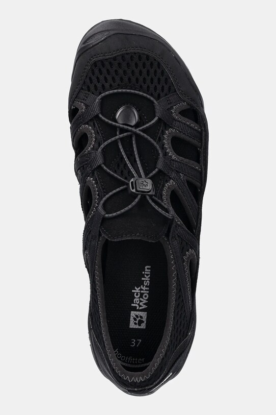 Jack Wolfskin sandały dziecięce LEVENTE SANDAL K czarny A64080.34.40